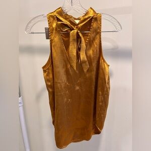 Maeve Gold Tie-Back Tank Top